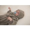 Little Angel overal FLEECE BAMBUS Outlast® - hnědý melír/oříšková (Velikost 74)