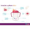 Univerzální sada na pití 3v1, 240 ml - růžová