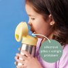 Termoska na pití s brčkem 350 ml - béžová