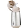Termoska na pití s brčkem 350 ml - béžová