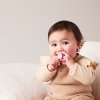 Dudlíky silikonové 0-6m, 2ks - berry/blush