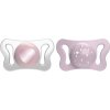 CHICCO CHICCO Dudlík Physio Micro silikonový 0-2m holka 2 ks