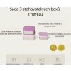 citron sada 3 stohovatelnych boxu z nerezu stormy unicorn