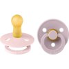 BIBS Colour cumliky z prirodneho kaucuku 2ks Blossom DuskyLilac 120416 5713795241187