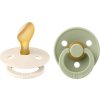 BIBS Colour ortodonticke cumliky z prirodneho kaucuku Ivory Sage 2211416 5713795242337