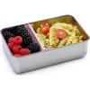 Nerezový Bento box 740 ml se silikonovým víkem - růžový