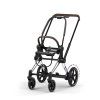 CYBEX E PRIAM 5 Style podvozek + SEAT MATT CHROME BROWN
