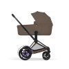 CYBEX E PRIAM 5 Comfort Matt Black 2V1 Coconut Brown...