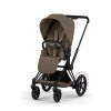 CYBEX E PRIAM 5 Comfort Matt Black 2V1 Coconut Brown...........
