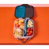 Silikonový bento organizér do středního boxu - modrý