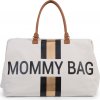Childhome Přebalovací taška Mommy Bag Big Off White / Black Gold
