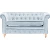 Kids Concept Pohovka Chesterfield Velvet Light Blue