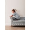 Kids Concept Pohovka Chesterfield Velvet Light Blue