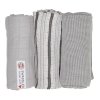 LODGER Swaddler Empire Stripe 3balení 70 x 70 cm Mist