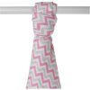 Bambusová osuška XKKO BMB 90x100 - Baby Pink Chevron