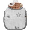burp cloth silver stars mm