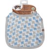 burp cloth baby blue cross mm