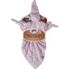 cuddly toy baby pink chevron card mm