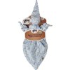 cuddly toy baby blue chevron card mm