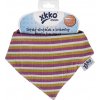 xkko organic leafs collection bandana ginkgo stripes m