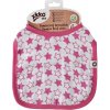 xkko bmb burp cloth little stars magenta m