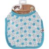 xkko bmb burp cloth little stars cyan m