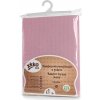 Bambusové prostěradlo s gumou XKKO BMB 120x60 - Baby Pink