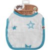 xkko burp cloth cyan stars m 2