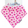 dribble ons designer pink dots m 2