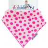 Dribble Ons Designer Pink Spots