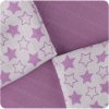 Bambusové ubrousky XKKO BMB 30x30 - Little Stars Lilac MIX