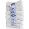 BIO bavlněné froté ubrousky XKKO Organic 21x21- Bílé