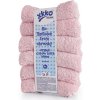 BIO bavlněné froté ubrousky XKKO Organic 21x21- Baby Pink