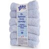 BIO bavlněné froté ubrousky XKKO Organic 21x21- Baby Blue