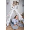 Childhome Hrací deka medvěd Teddy Jersey Grey 150cm