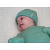 LODGER Beanie Ciumbelle Silt Green 0 - 6 měsíců