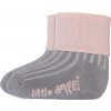 Little Angel Ponožky froté Outlast® - tm.šedá/sv.růžová