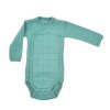 LODGER Romper Solid Long Sleeves Dusty Turquoise vel. 56