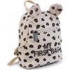 Childhome Dětský batoh My First Bag Canvas Leopard