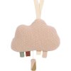 LÄSSIG BABIES LÄSSIG Knitted Musical 2024 Little Universe Cloud milky/powder pink (Varianta Knitted Musical 2023 Little Chums cat)