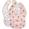 LÄSSIG BABIES LÄSSIG Lightweight Bib Little Forest fox (Varianta Lightweight Bib 2022 Garden Explorer boys)