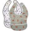 LÄSSIG BABIES LÄSSIG Lightweight Bib Little Forest fox (Varianta Lightweight Bib 2022 Garden Explorer boys)