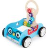 BABY EINSTEIN Hračka dřevěná aktivní vlečka Discovery Buggy HAPE 12m+