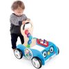 BABY EINSTEIN Hračka dřevěná aktivní vlečka Discovery Buggy HAPE 12m+