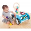 BABY EINSTEIN Hračka dřevěná aktivní vlečka Discovery Buggy HAPE 12m+