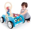 BABY EINSTEIN Hračka dřevěná aktivní vlečka Discovery Buggy HAPE 12m+