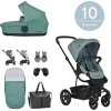 EASYWALKER EASYWALKER Set kombinovaný kočárek Harvey2 Coral Green s příslušenstvím