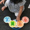 BABY EINSTEIN Hračka dřevěná hudební bubny Magic Touch HAPE 6m+