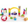 BABY EINSTEIN Hračka dřevěná stavebnice Curious Creations Kit HAPE 12m+