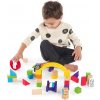 BABY EINSTEIN Hračka dřevěná stavebnice Curious Creations Kit HAPE 12m+